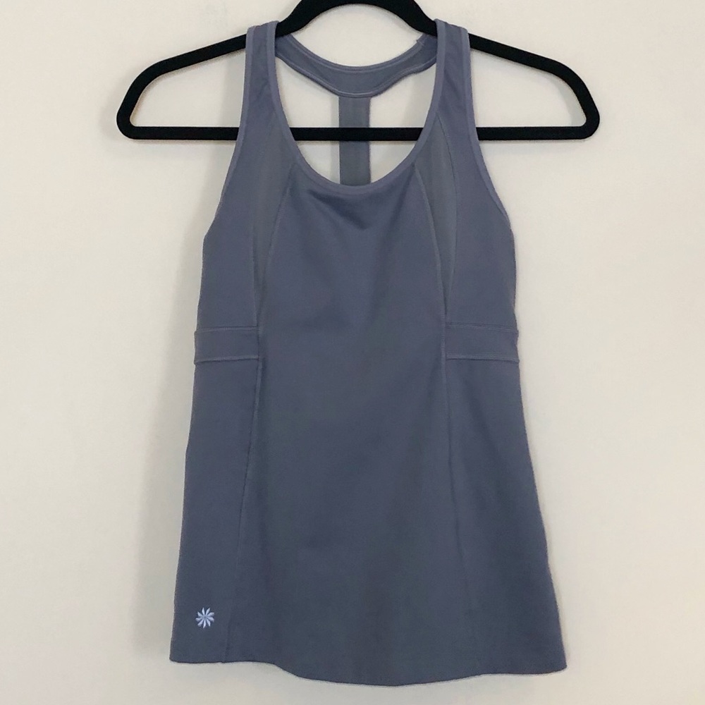 Athleta Workout Racerback Tank Top with Built-In Bra